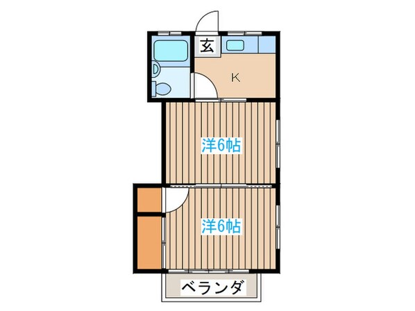 ア－バンハイツ中江の物件間取画像